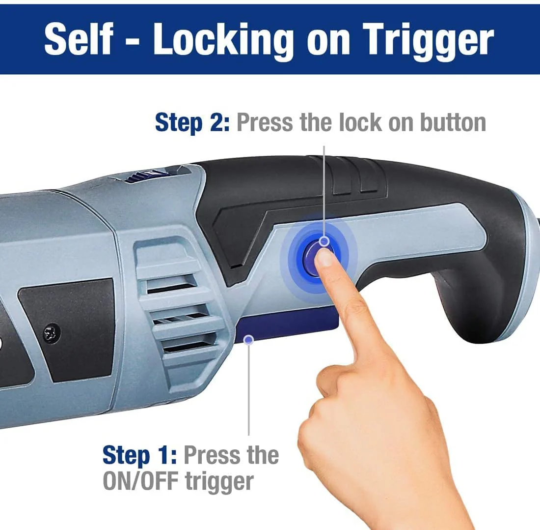 WORKPRO Detachable Handle Buffer Polisher with Accessories - Image 3