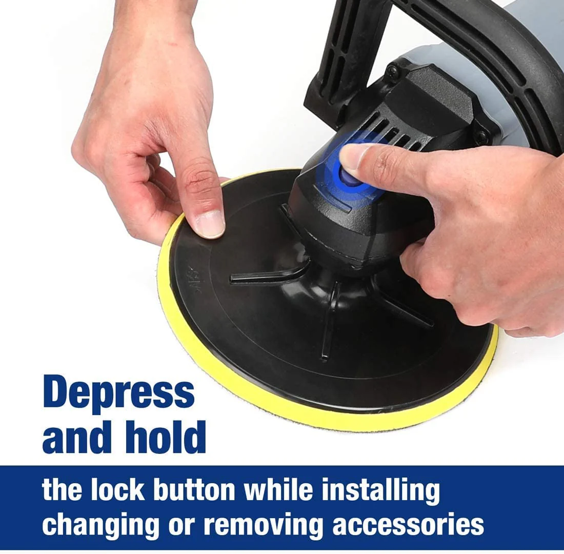 WORKPRO Detachable Handle Buffer Polisher with Accessories - Image 4