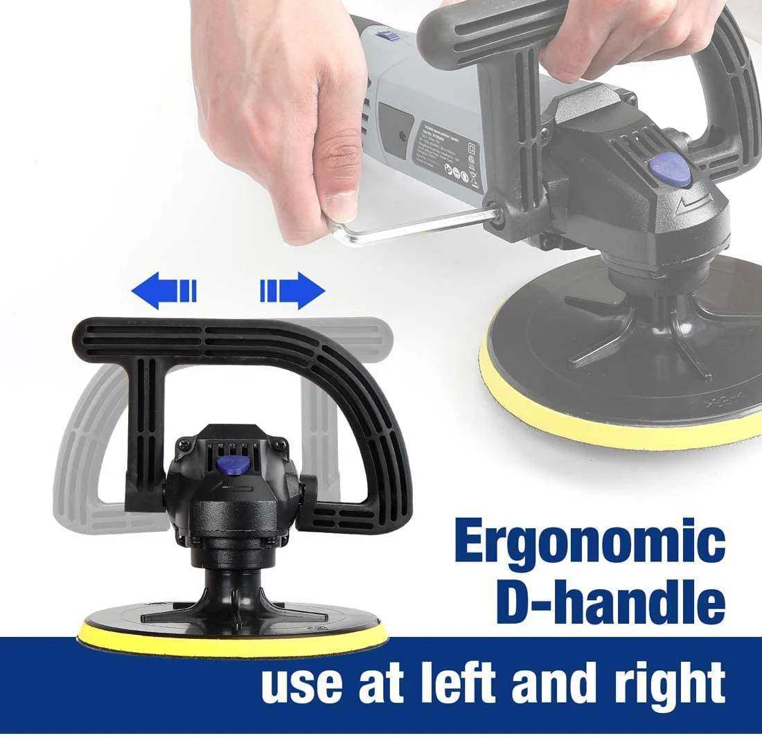 WORKPRO Detachable Handle Buffer Polisher with Accessories - Image 5