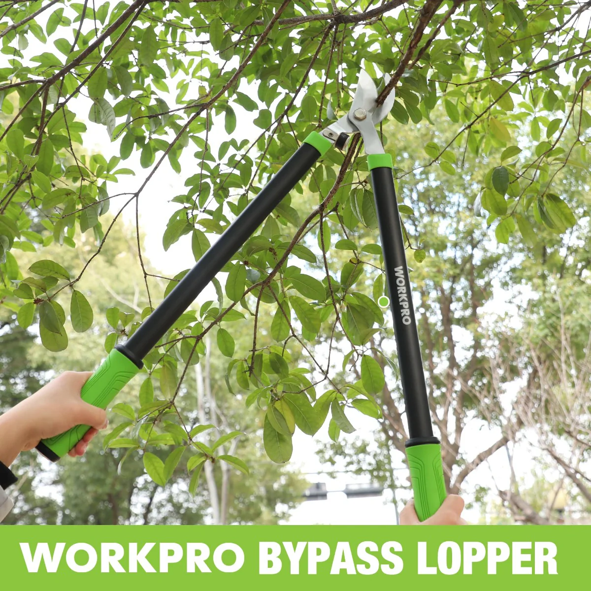 WORKPRO Bypass Lopper, 28" Branch Cutter with 65MN Spring Steel Blade - Image 5