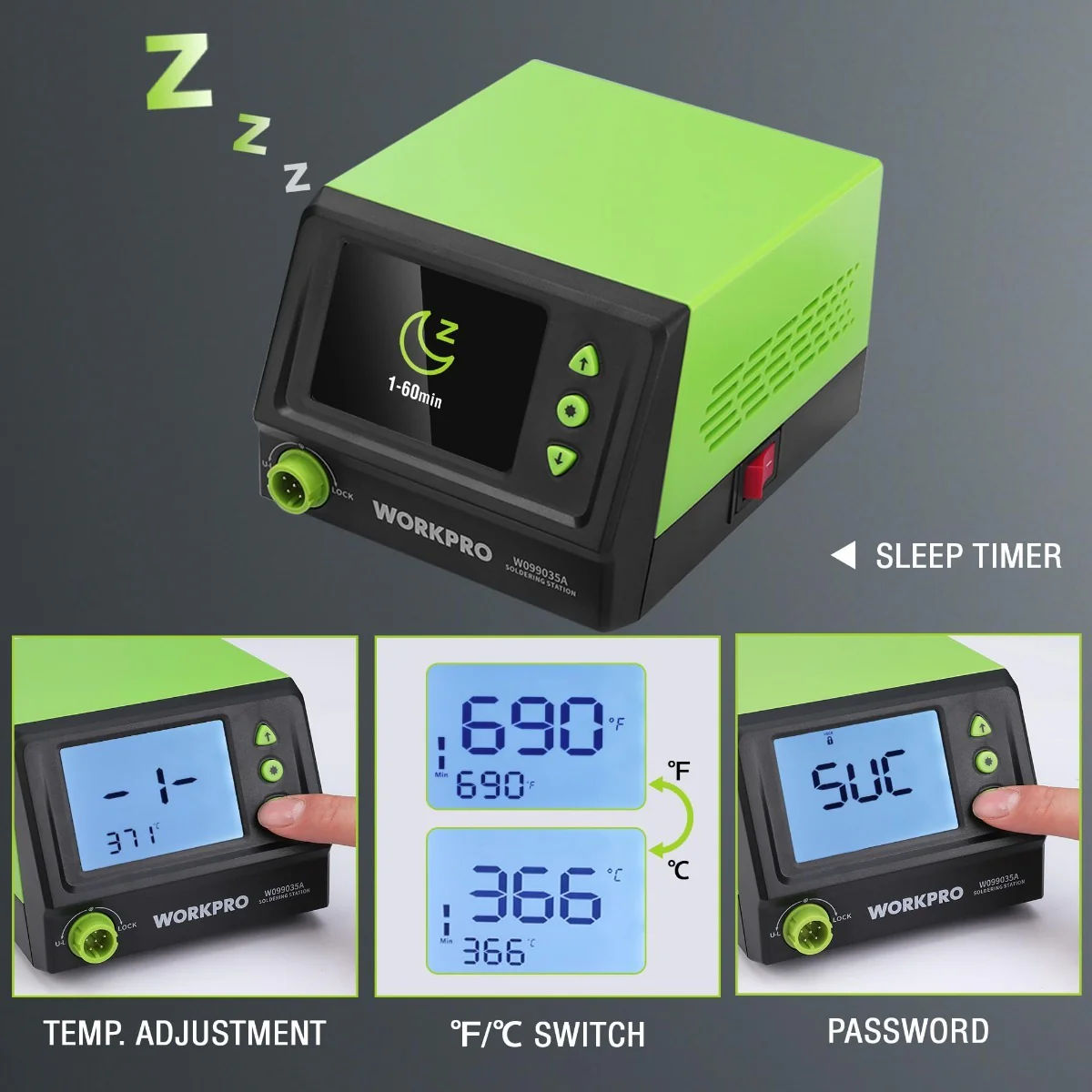 WORKPRO Digital Soldering Station Kit - Image 3