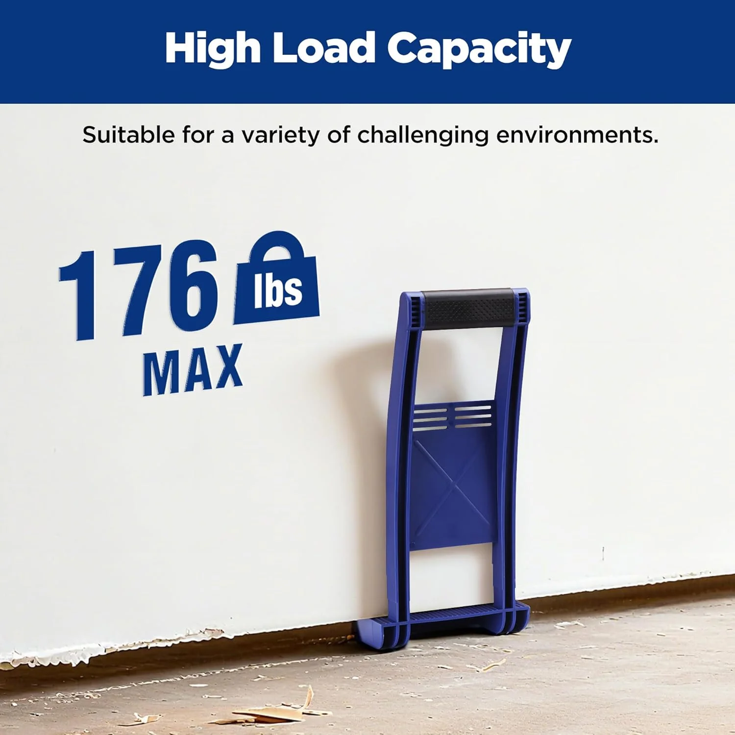 WORKPRO Drywall Carrier, 2 Pack Plywood Carrier Tool with 176 lbs Load Capacity, Heavy Duty Lift and Carry Panel Mover Tool, Easy to Carry Drywall, Plywood, Glass Boards, Plasterboard - Image 4