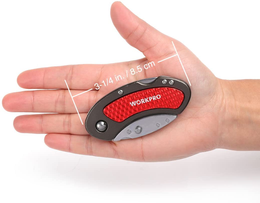 WORKPRO Quick Change Blade Folding Utility Knife Set - Image 5