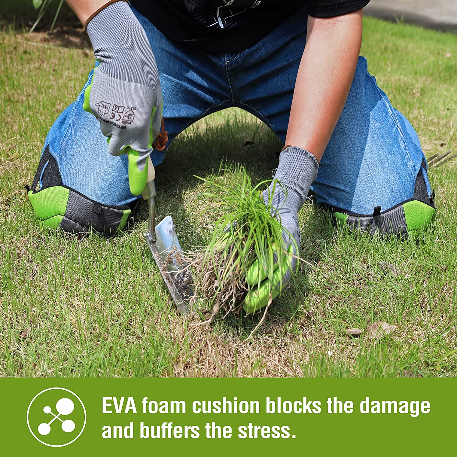 WORKPRO Garden Flooring Kneepads with Foam Padding - Image 5