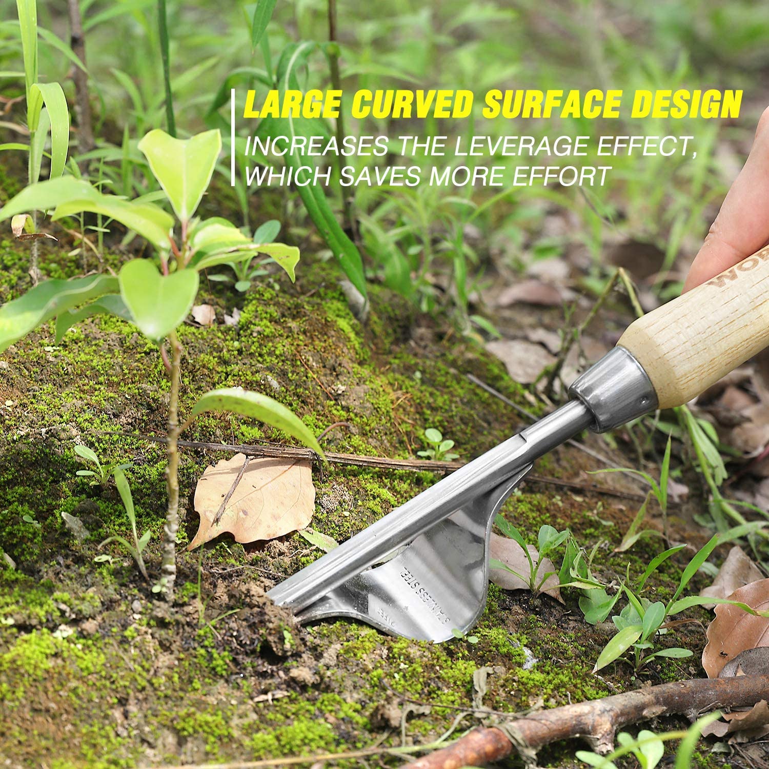 WORKPRO 8 Pcs Stainless Steel Heavy Duty Garden Tools Set - Image 5