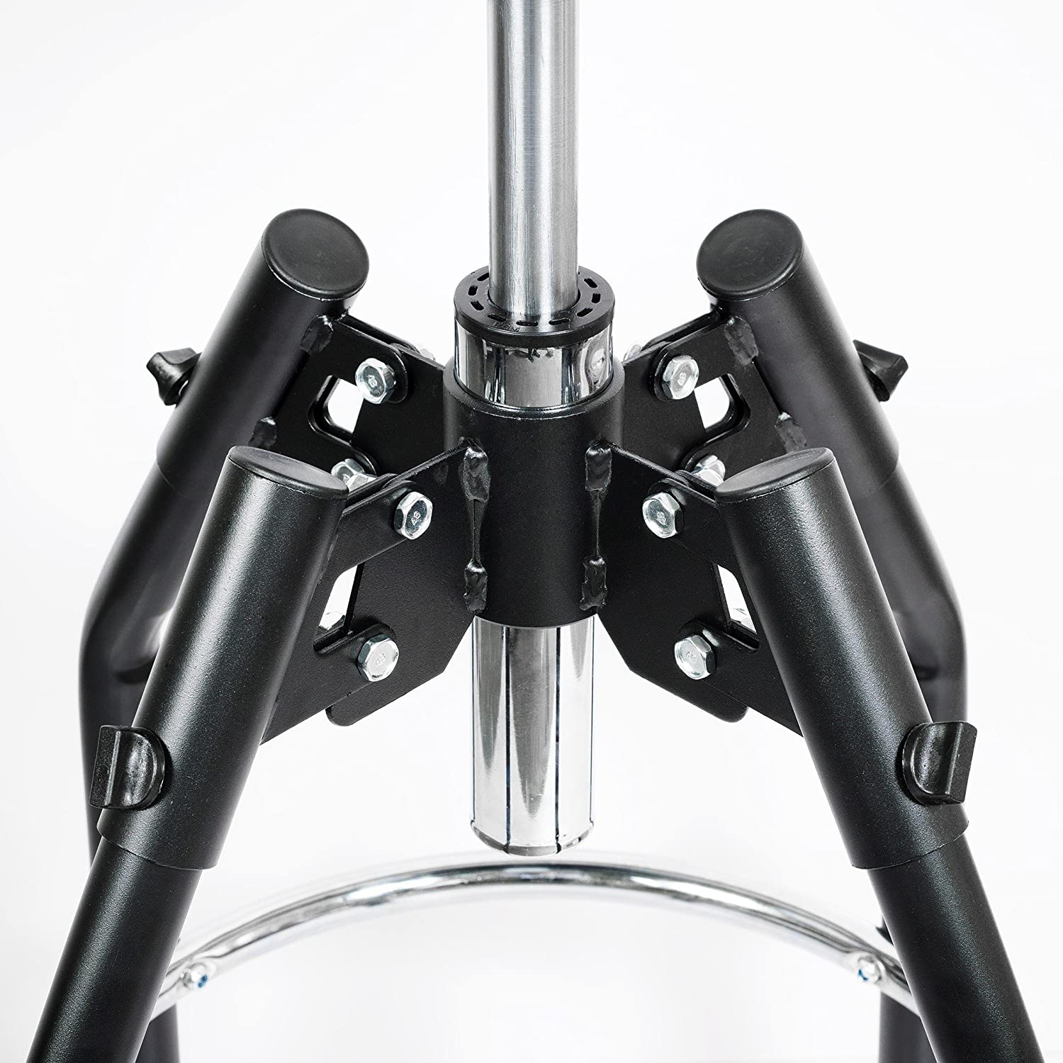 WORKPRO Heavy Duty Adjustable Hydraulic Shop Stool,Garage Bar Stool, 29in to 33.86in, 330-Pound Capacity, Black - Image 8