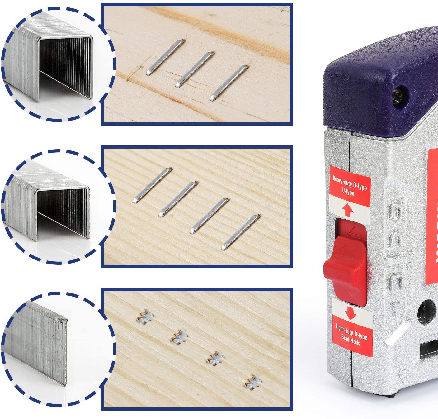 WORKPRO 7500-Count Heavy Duty T50 Staples and Brad Nails Combo Kit - Image 4
