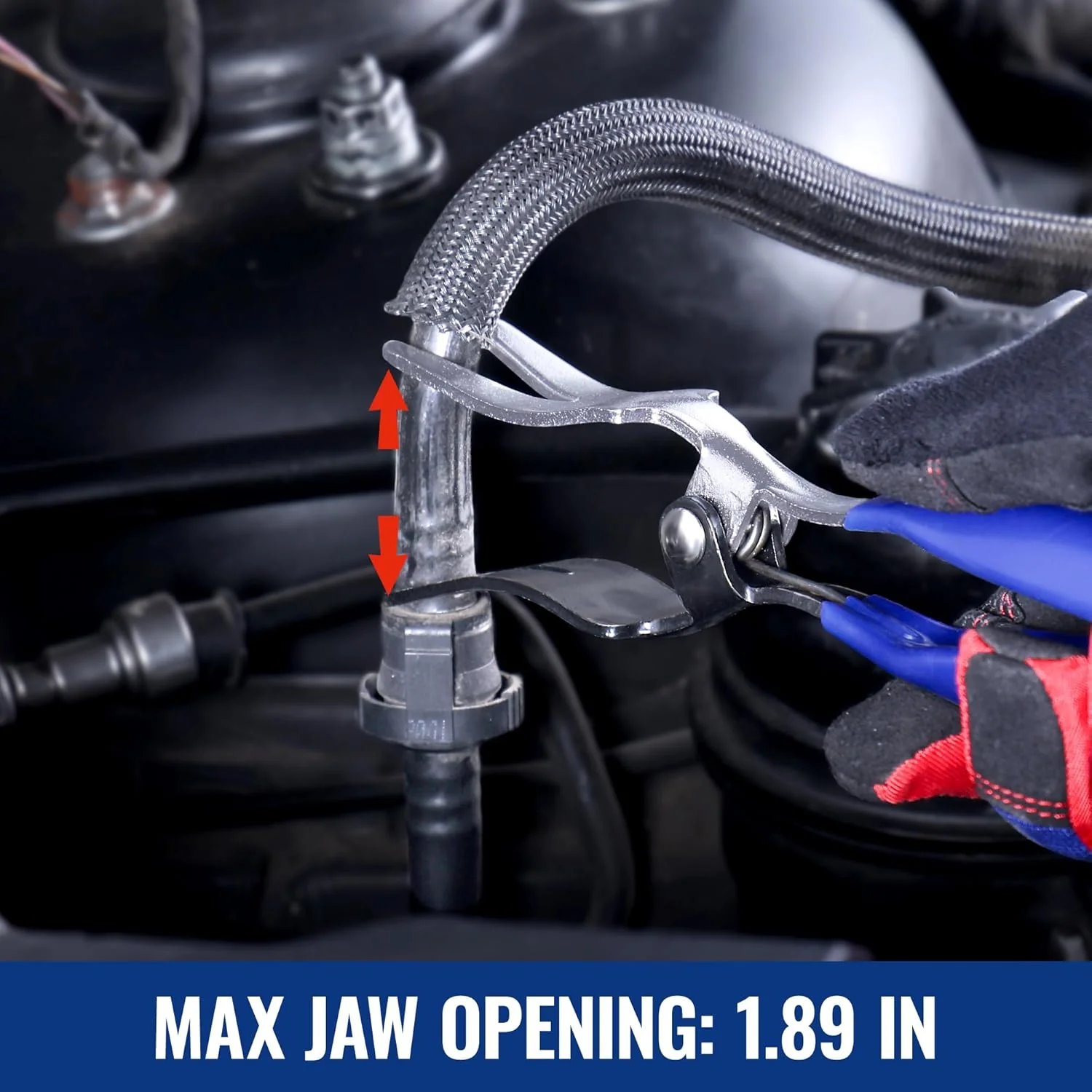WORKPRO Hose Removal Pliers | Automotive Hose Removal Tool for Fuel and Vacuum Lines, Hose Remover Pliers for Marine, Oil, Vehicle Hose Pipes - Image 4