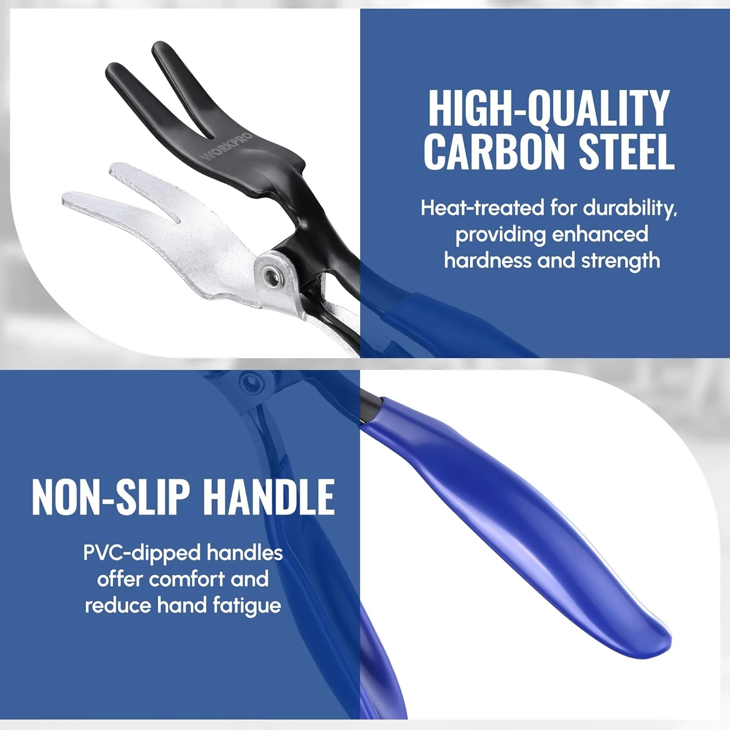 WORKPRO Hose Removal Pliers | Automotive Hose Removal Tool for Fuel and Vacuum Lines, Hose Remover Pliers for Marine, Oil, Vehicle Hose Pipes - Image 6
