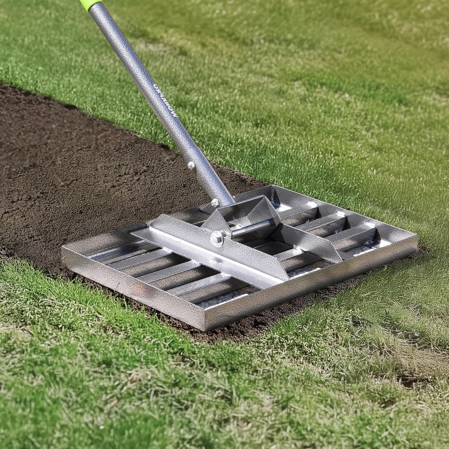 WORKPRO Lawn Leveling Rake, 17” x 10” Rake with 6FT Adjustable Handle | Heavy Duty Leveling Rake with Premium Stainless Steel & No-Slip Grip for Garden, Backyard, Golf Course, Farm, Pasture - Image 9