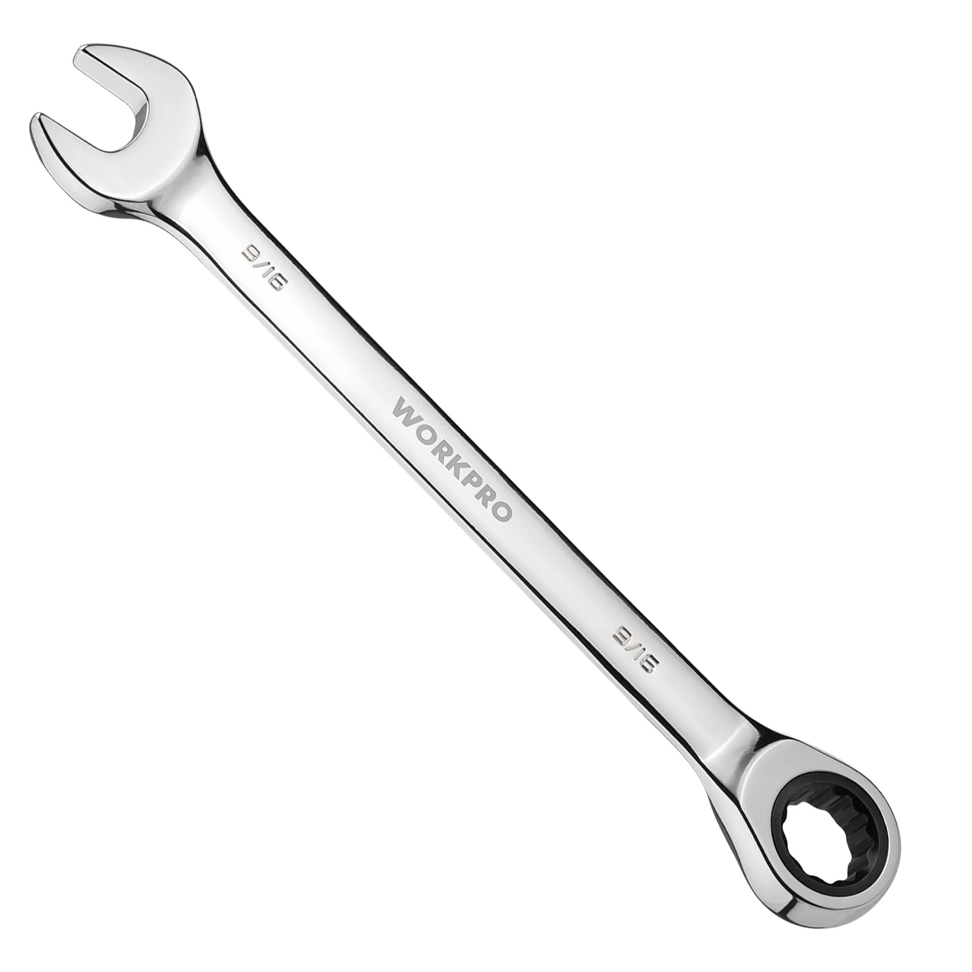 WORKPRO Multi-Size Ratcheting Wrench SAE, CR-V - Image 21