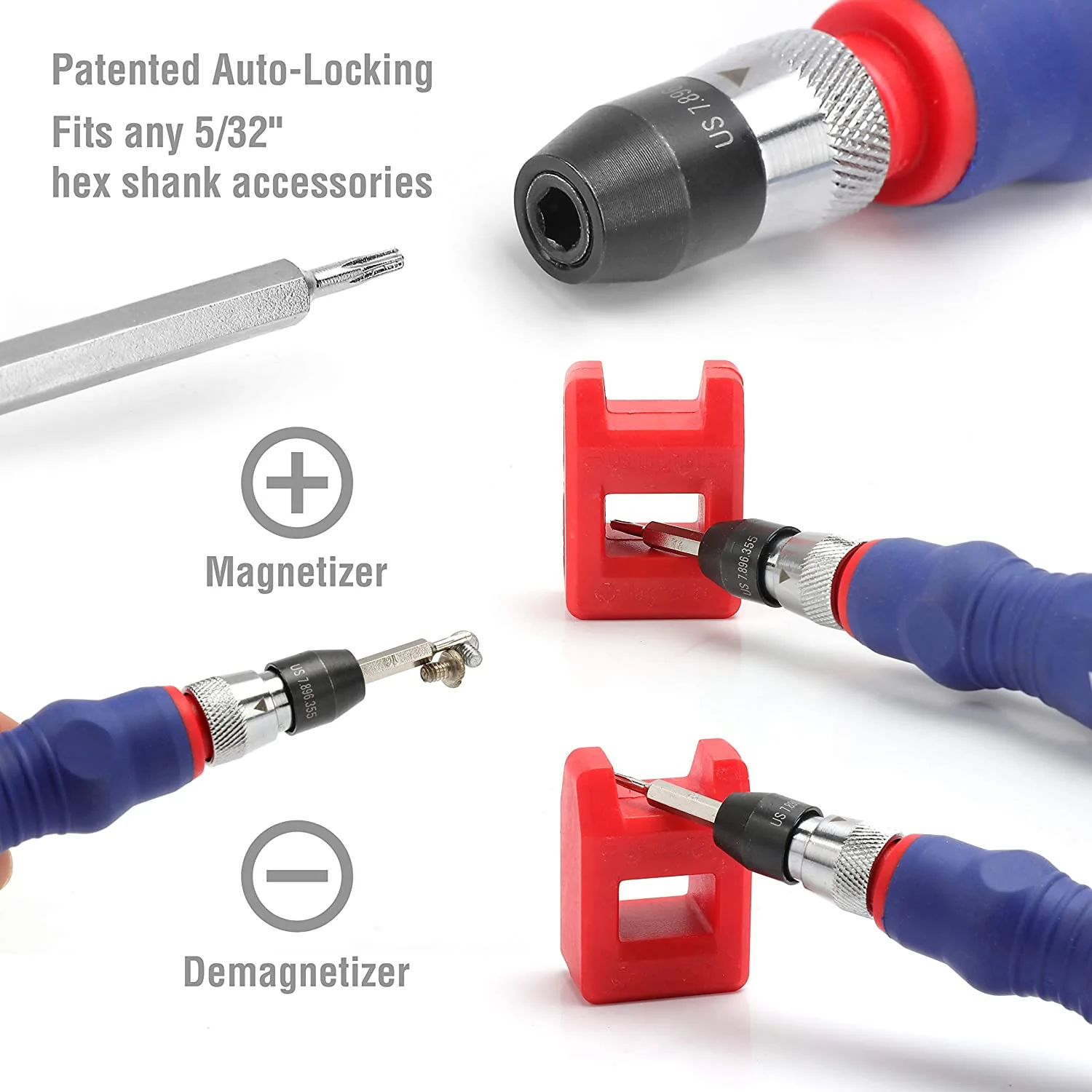 WORKPRO Precision Screwdriver Kit 69 Pcs with Quick Load Screwdriver Bits Holder Handle - Image 4