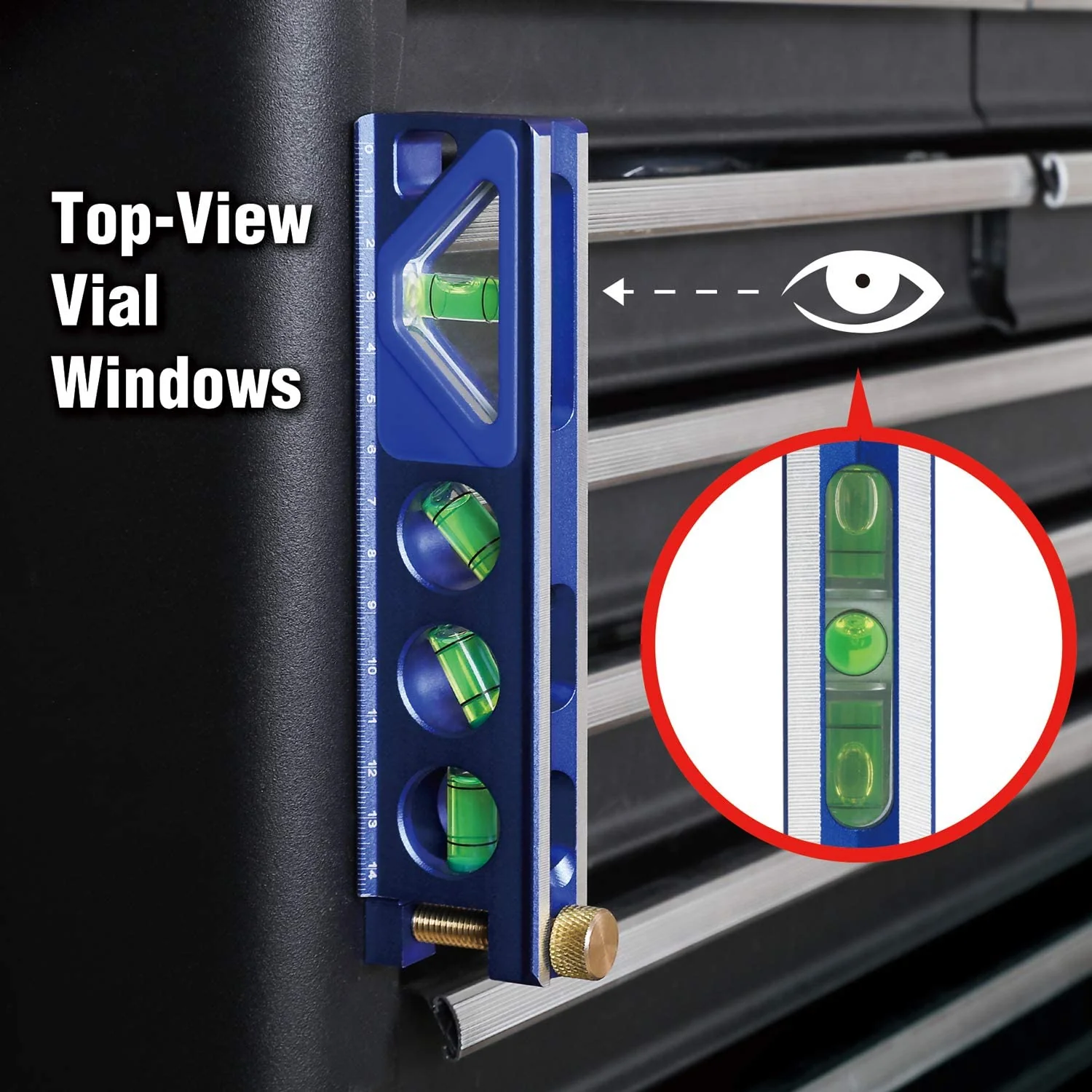 WORKPRO Aluminum Alloy Construction Torpedo Level 6-1/2 inch - Image 5