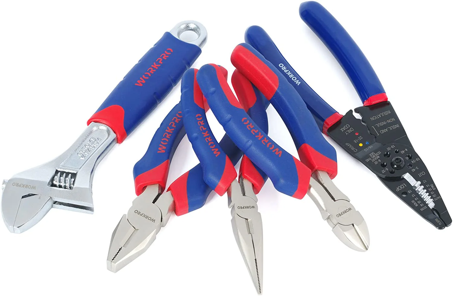 WORKPRO 322 Pcs Home Repair Hand Tool Kit Basic Household Tool Set with Carrying Bag - Image 4
